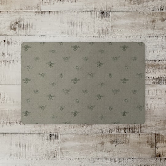 Delicate Bee Pattern Floor Mat